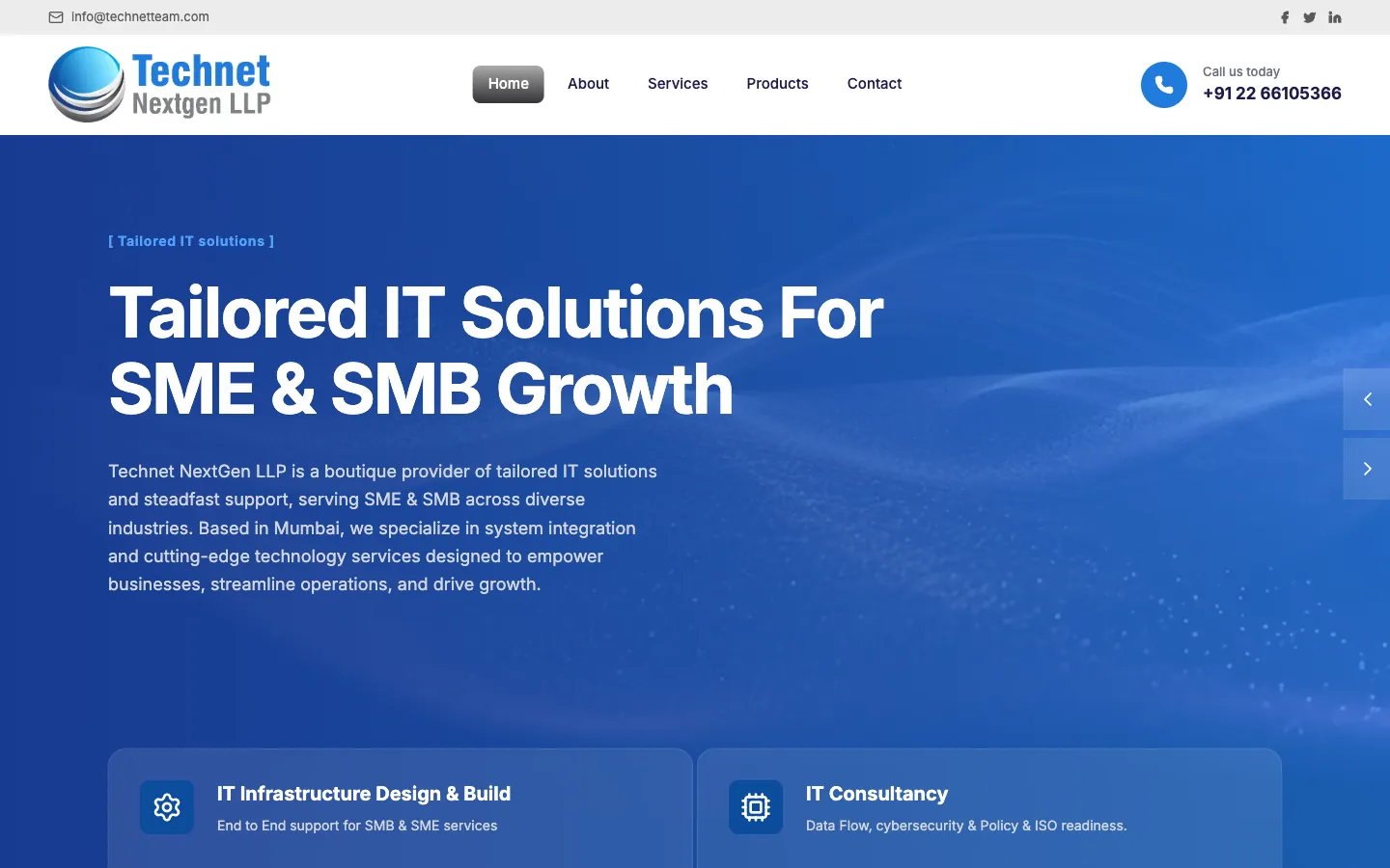 Technet and DEIT, desktop view